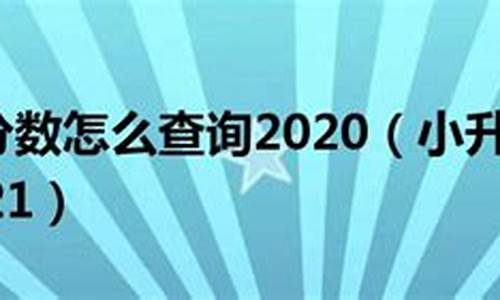 小升初分数查询系统2021_小升初分数查询系统2023