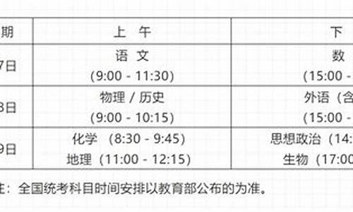 2017湖南高考时间几月几日考试_2017湖南高考时间