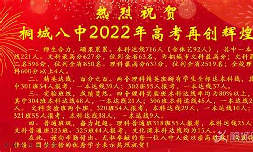 桐城八中高考喜报2017,桐城八中2017高考